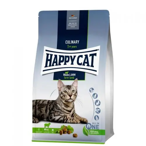 Happy Cat Culinary Adult Weide Lamm 4 kg 300 g Sonderangebot
