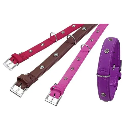 Karlie Art Buffalo Deco Halsband - Rot 55cm / 30mm 50cm / 30mm Sonderaktion