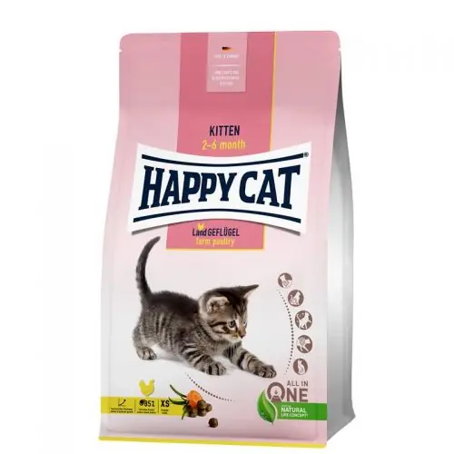 Happy Cat Young Kitten Land Geflügel 300 g 300 g Heißes Angebot