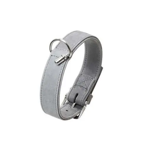Neue Kollektion Karlie BUFFALO DENIM Halsband - Grau 30 mm / 55 cm 10 mm / 24 cm