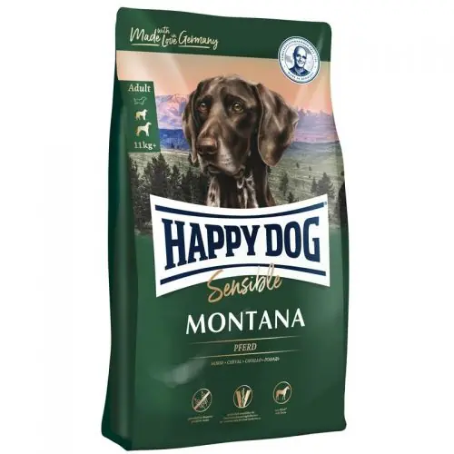 Happy Dog Supreme Sensible Montana 4 kg 300 g Nur Für Kurze Zeit