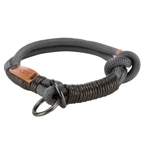 Trixie BE NORDIC Zug-Stopp-Halsband - dunkelgrau 30 cm 30 cm Wochenendangebot