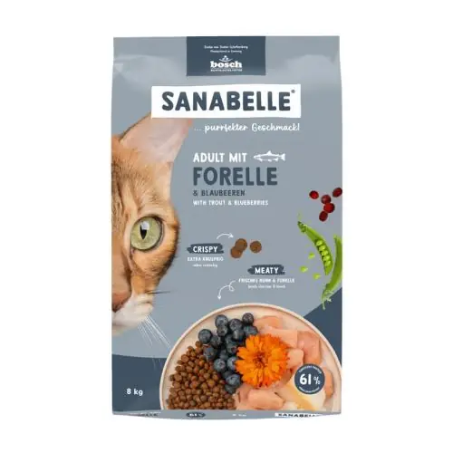Sanabelle Adult mit Forelle 8 kg 400 g Begrenztes Angebot