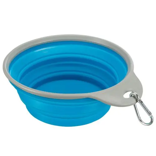 Trixie faltbarer Reisenapf 1 l/ø 18 cm 0.5 l/ø 14 cm Echt