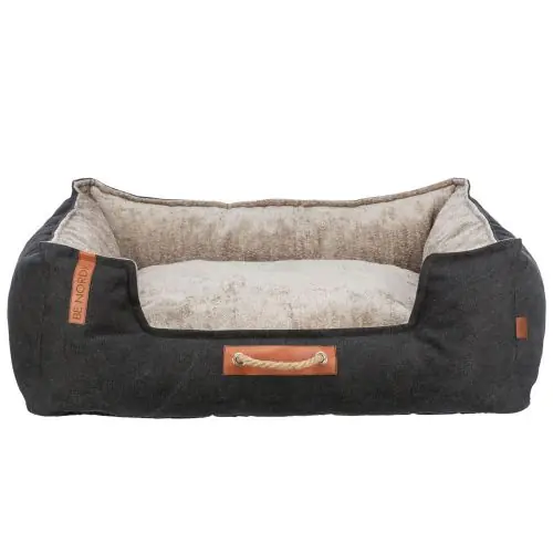 Direkt Vom Hersteller Trixie BE NORDIC Bett Föhr - schwarz/sand 80 × 60 cm 60 × 50 cm