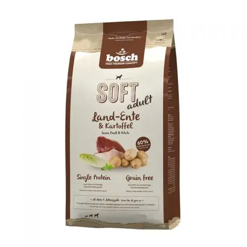 Bosch Soft Land-Ente & Kartoffel 2,5 kg 1 kg Garantierte Lieferung