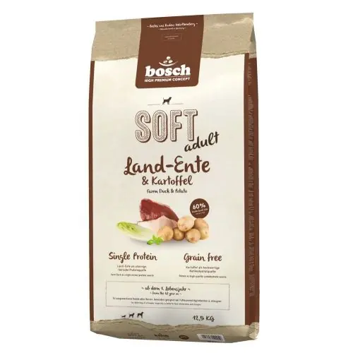 Bosch Soft Land-Ente & Kartoffel 12,5 kg 1 kg Begrenztes Angebot
