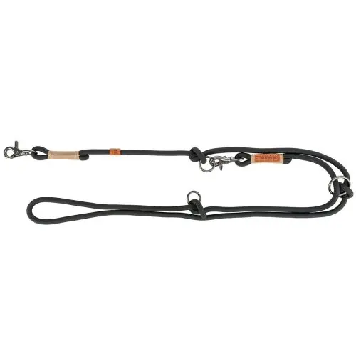 Neu Trixie BE NORDIC Verlängerungsleine - 2 m schwarz / S-M dunkelgrau / S-M