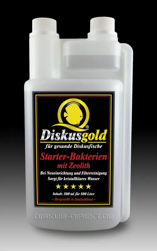 500 ml Diskusgold Starterbakterien mit Zeolith Direktkauf