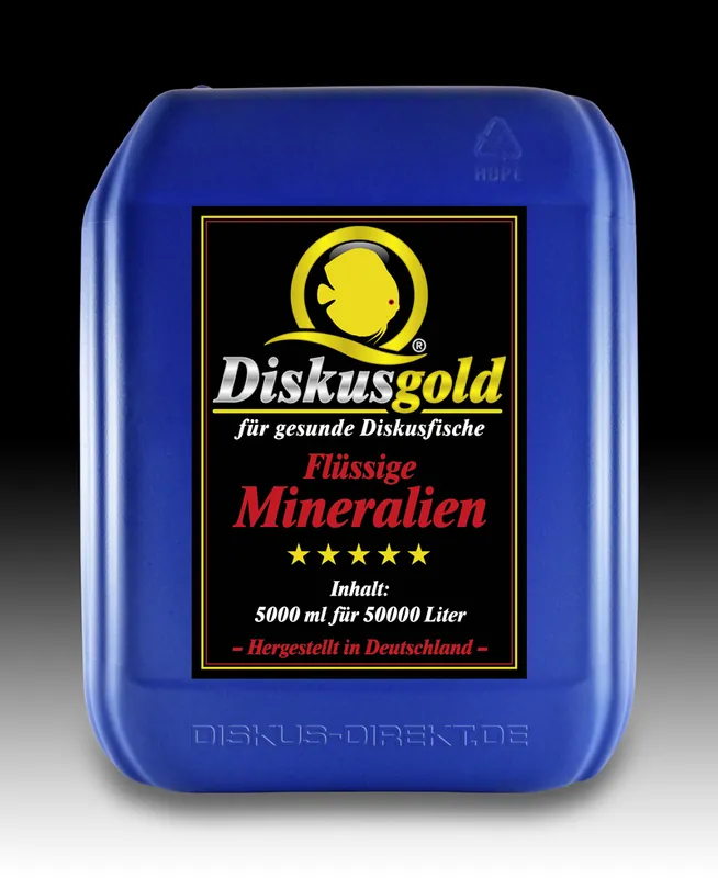 5.000 ml Diskusgold Flüssige Mineralien Schnäppchen