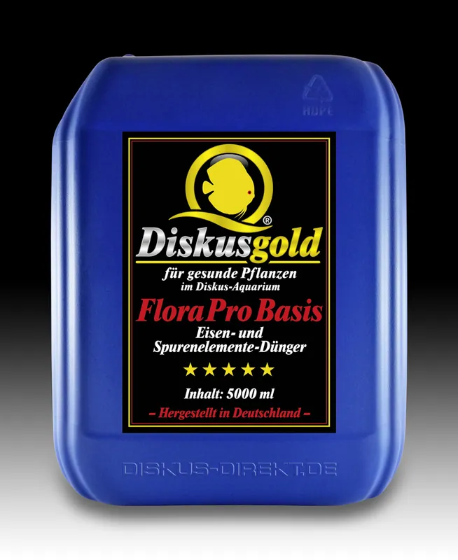 Diskusgold FloraPro Basis: 5.000ml Basisdünger (Eisen und Spurenelemente) für üppigen Pflanzenwuchs Nur Heute