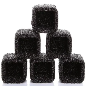 Pflanztöpfe Set 6 Stck., schwarz , 4 cm x 4 cm OHNE Pflanzen Zertifiziert