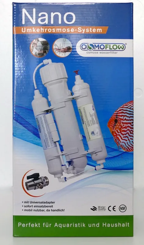Letzte Chance Osmoseanlage "Nano" Hobby, max. 380 Liter/Tag, 100 GPD