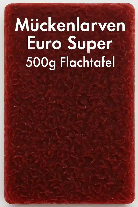 Mückenlarven rot, Euro Super, 500g Flatpack Billig