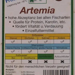 Artemia, europäische Qualität, 100g Schokotafel Preisreduziert