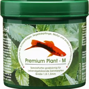 Naturefood Premium Plant M: Futter für Schwertträger, Segelkärpflinge, Mollys ab 6 cm Größe: 750g Markenprodukt