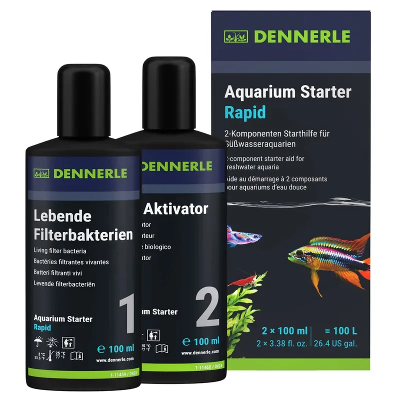 Angebot Dennerle Aquarium Starter Rapid 100 ml 2x