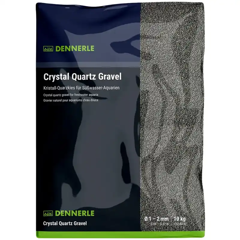 Letzte Chance Dennerle Kristall-Quarzkies diamantschwarz 5 kg