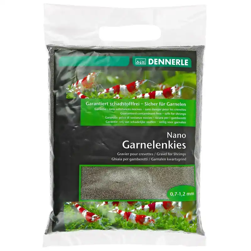 Finale Aktion Dennerle Nano Garnelenkies Arkansas grau 2 kg