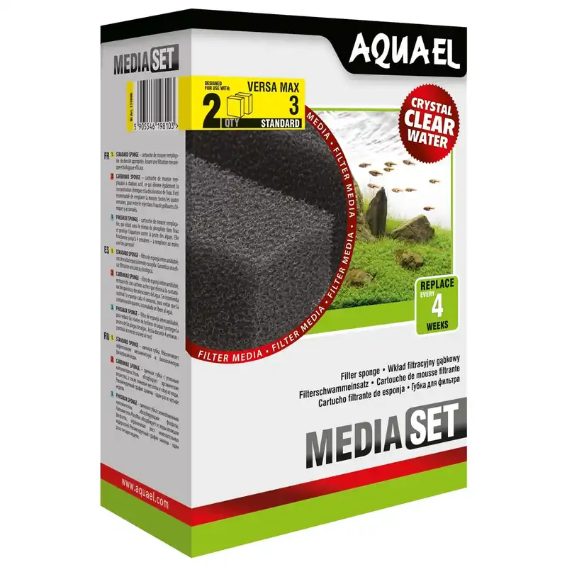 Aquael Filterschwamm Versamax FZN 1 Plus (2x) Schneller Versand