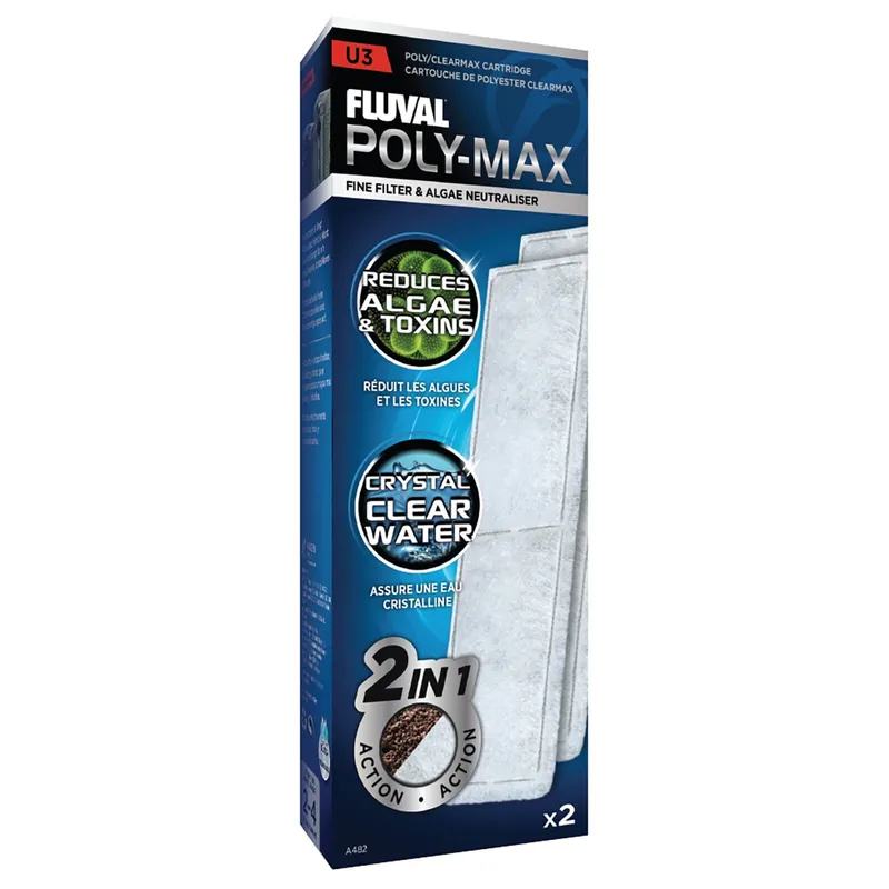 Garantierte Lieferung Fluval Poly-Max U-Serie U2
