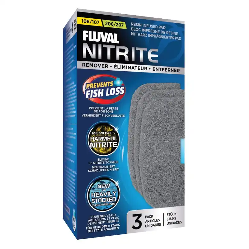 Begrenztes Angebot Fluval Nitrite Remover 07-Serie 107/207 - 3x
