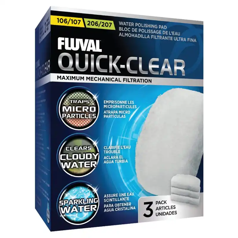 Fluval Quick-Clear 07-Serie 107/207 - 3x Neu