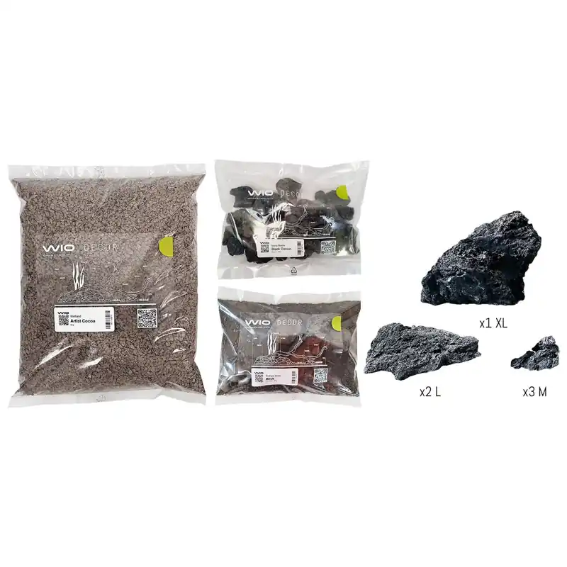 WIO Biotope Decor-Kit Beck 20 kg Sonderaktion