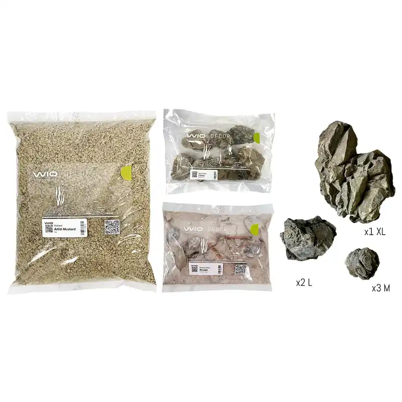 WIO Biotope Decor-Kit Rivulet 20 kg Neue Kollektion