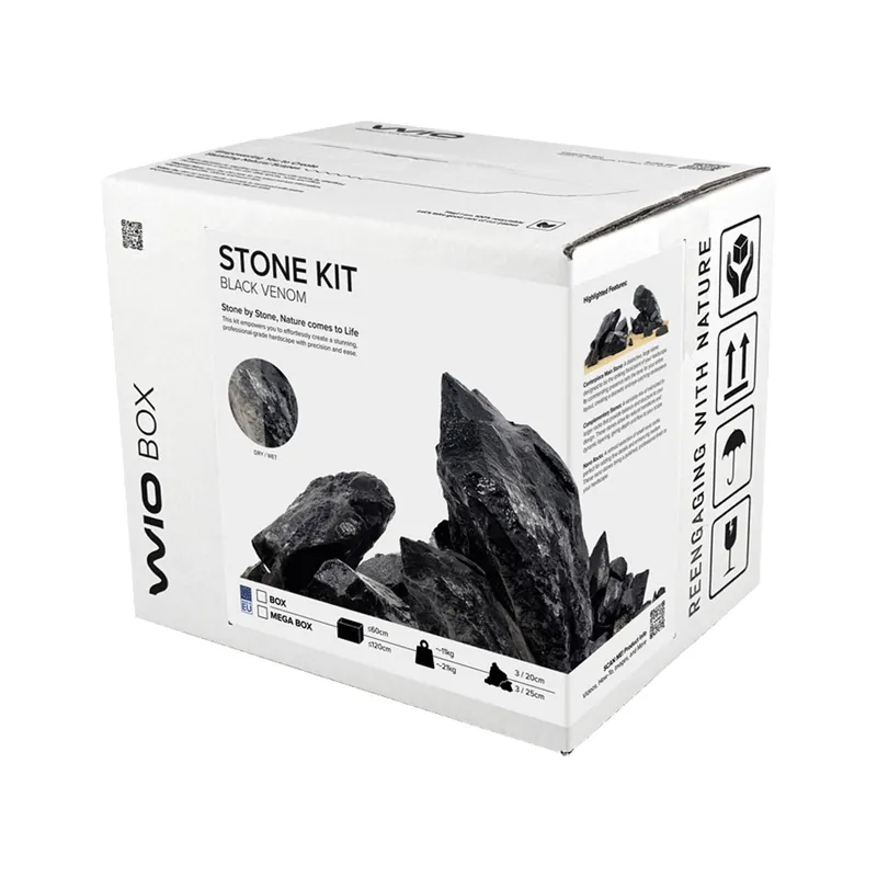 Highlight WIO Stones Black Venom Stone Set 60 cm