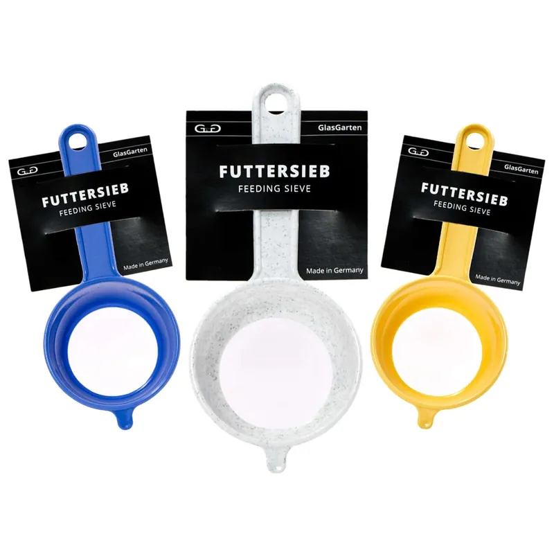 GlasGarten Futtersieb Weiß Kracherpreis