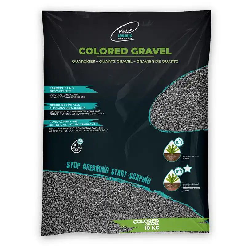 Me Colored Gravel Granite Grey 2,0-3,5 mm 5 kg Beliebt