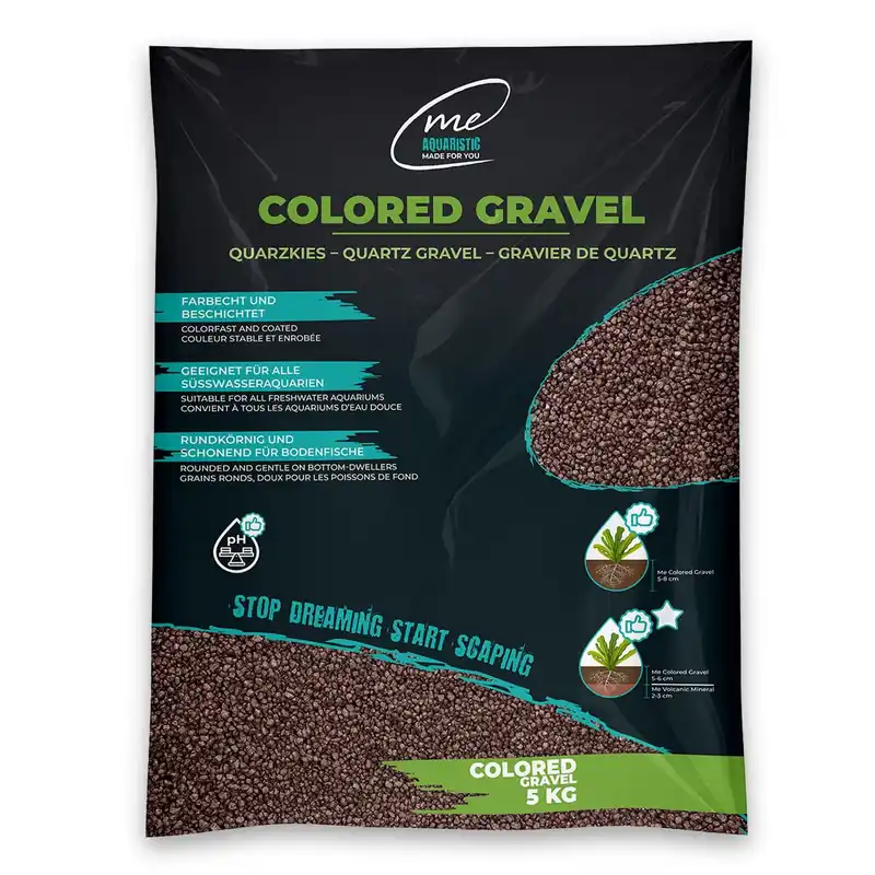 Me Colored Gravel Mocha Brown 2,0-3,5 mm 5 kg Angebot