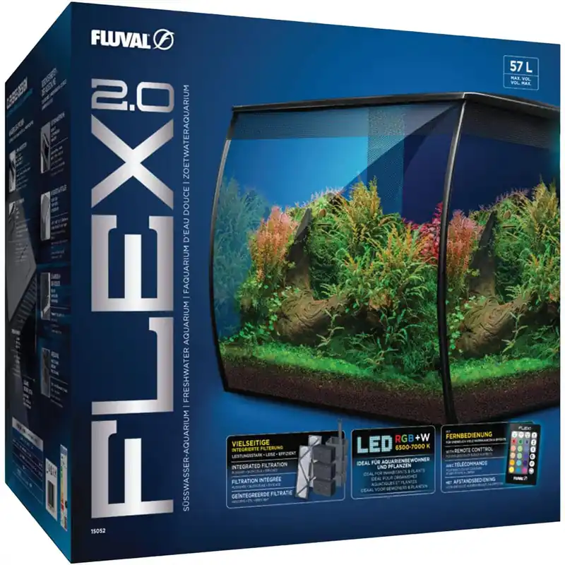 Jetzt Kaufen Fluval Flex 2.0 57 l Schwarz