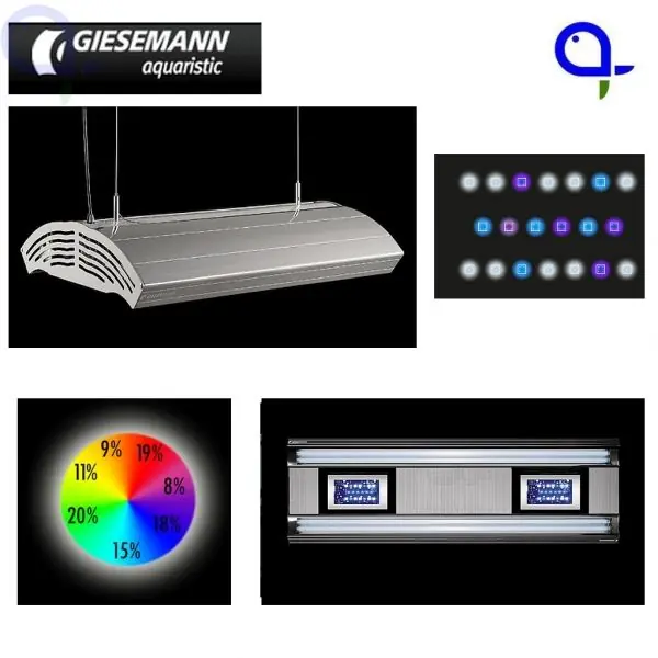Giesemann Aurora Hybrid 1200 mm 4x54w T5 3x85w LED Sonderaktion