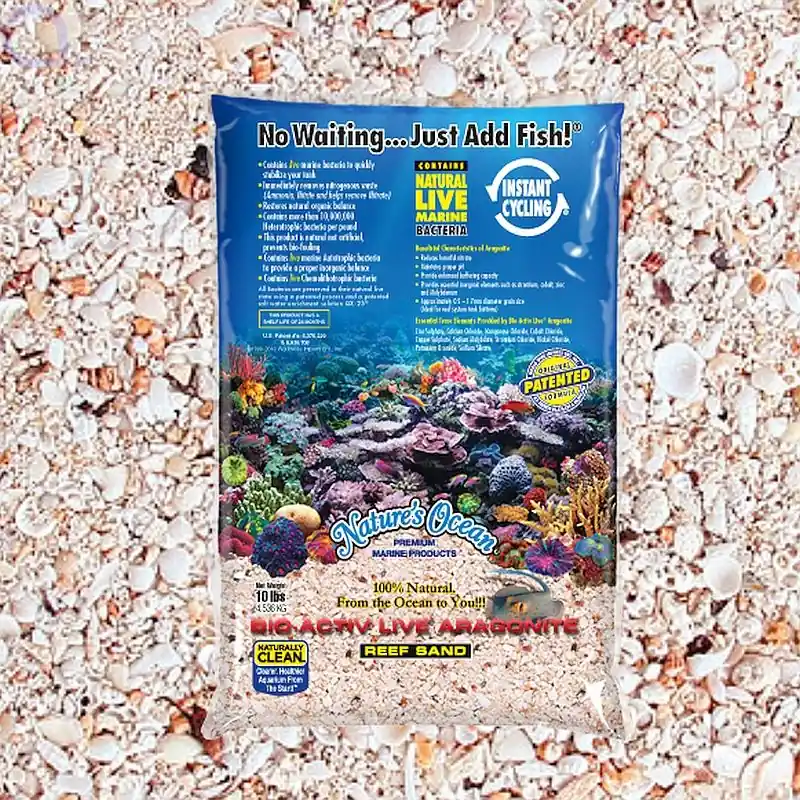 Natures Ocean Bio Activ Live Aragonite Substrate 2,0-4,0 mm 3,63 kg Highlight
