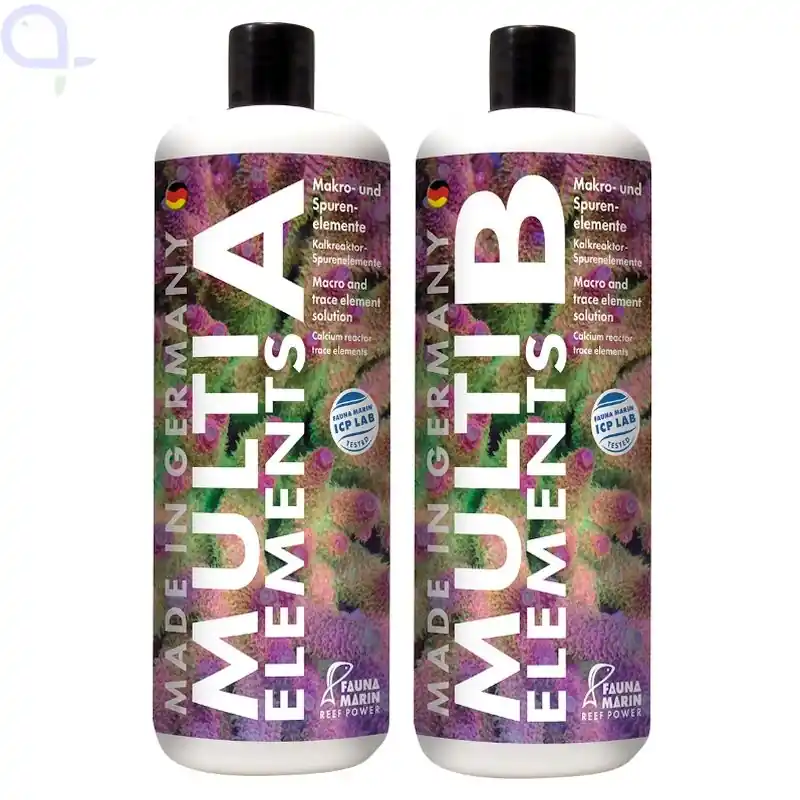 Zertifiziert Fauna Marin Multi Elements A+B Set - 2x1000 ml