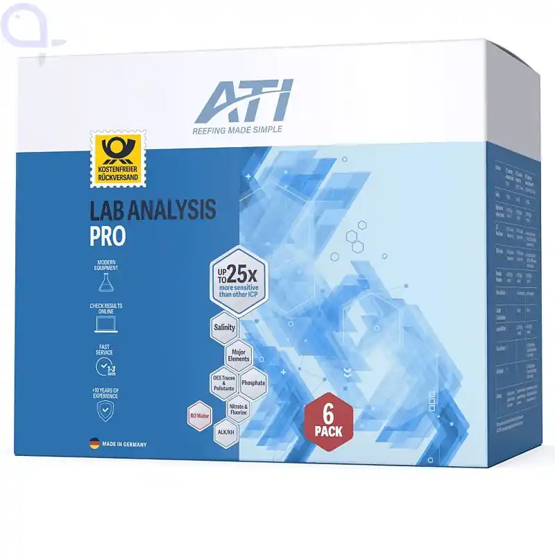 ATI ICP Laboranalyse Pro 6 pack inkl. Rückversand DE Solange Der Vorrat Reicht