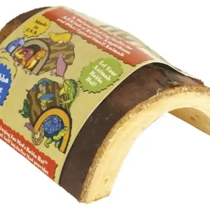 Angebot Zoomed Habba Hut (natural wood product) MED, Terrarien-Holzhöhle