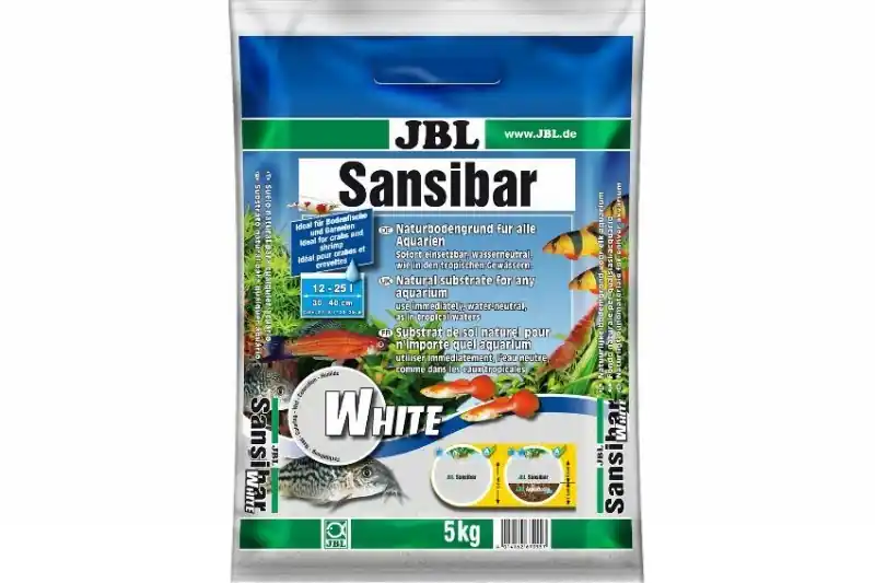 JBL Sansibar White, Aquarium-Naturkies, 5 kg Abverkauf