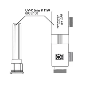 Schneller Versand JBL UV-C II 11W Gehäuse + Quarzglas