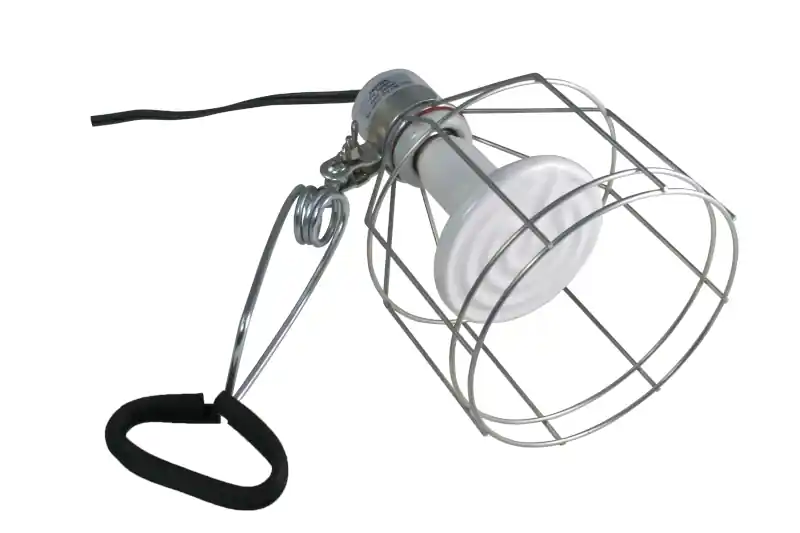 Direktkauf Zoomed Klemmlampe + Schutzgitter (max 150w), für Terrarien