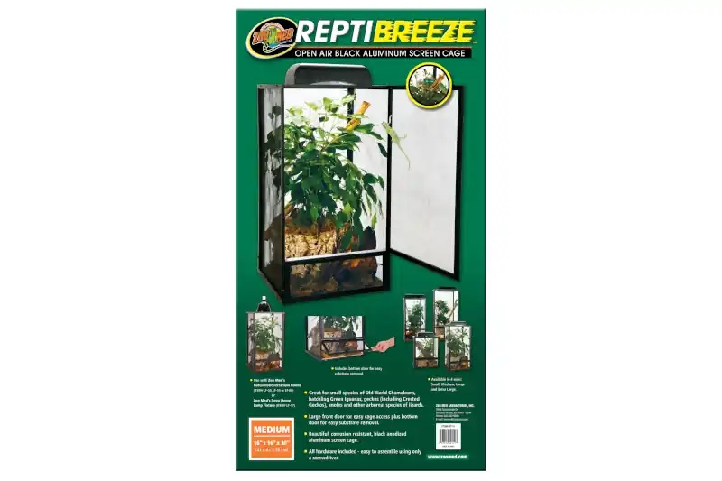 Zoomed ReptiBreeze Alum Screen Cage, Terrarium, 40x40x76 cm Neue Kollektion