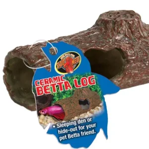 Sonderaktion Zoomed Ceramic Betta Log Small, Höhle für Betta und Welse