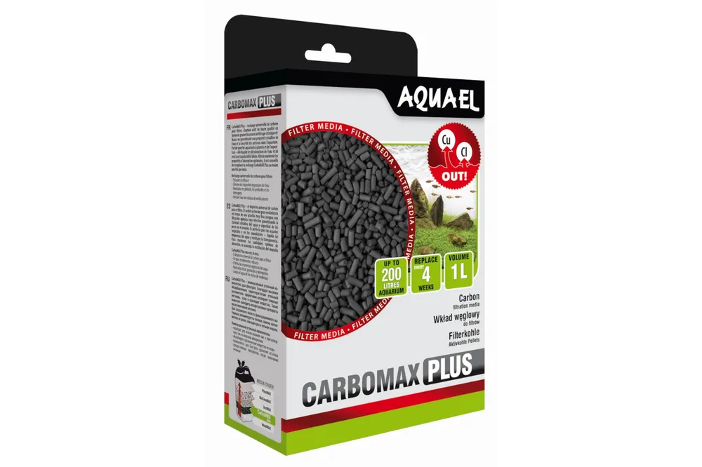 Sonderaktion Aquael Filtermedium CarboMax Plus, Wasserklärung, 1000 ml