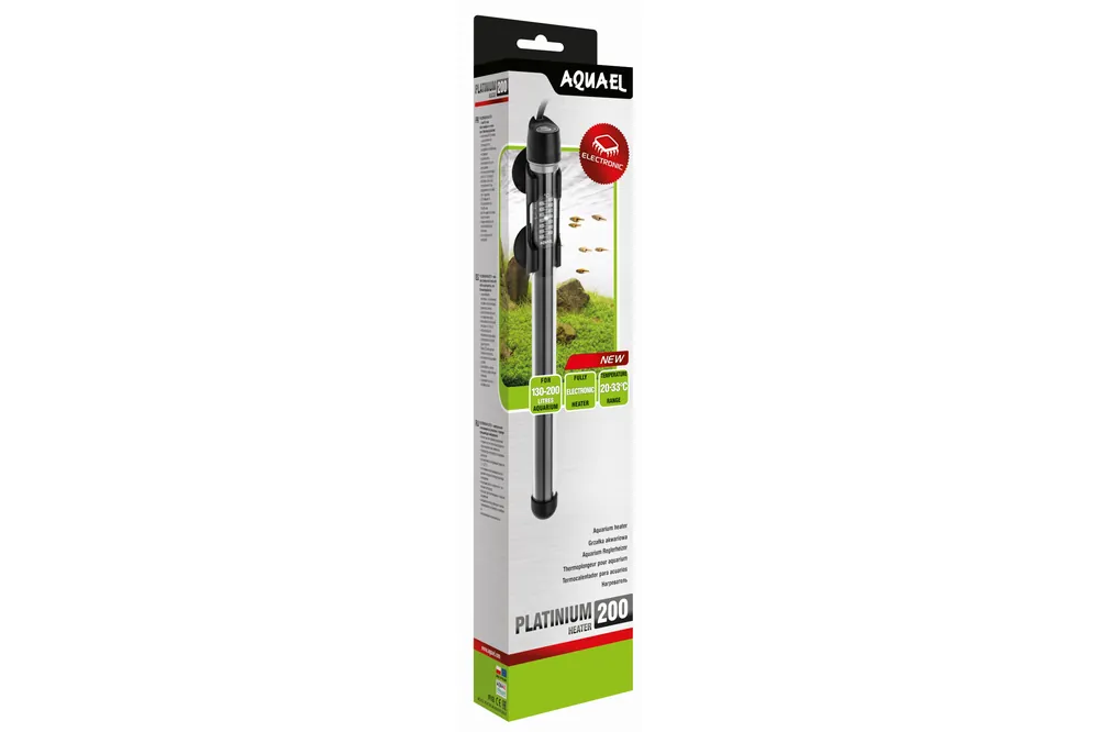 Aquael Platinium Heater, Glas-Heizstab, 200 W Garantierte Lieferung
