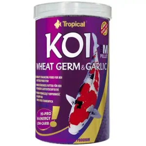 Versand Am Gleichen Tag Tropical Koi Wheat Germ & Garlic M, 1 Liter