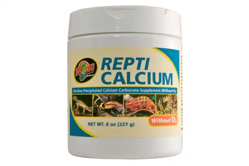 Zoomed Repti Calcium ohne D3, Ergänzungsfutter-Pulver, 227 g Begrenztes Angebot