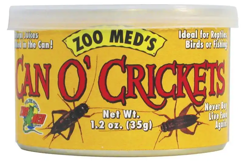 Neu Im Sortiment Zoomed Can O' Crickets, Ergänzungsfutter-Grillen, 34 g