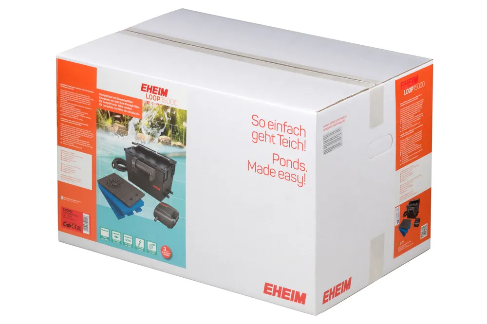 Preis Gesenkt Eheim LOOP15000, Teich-Durchlauffilterset mit UVC